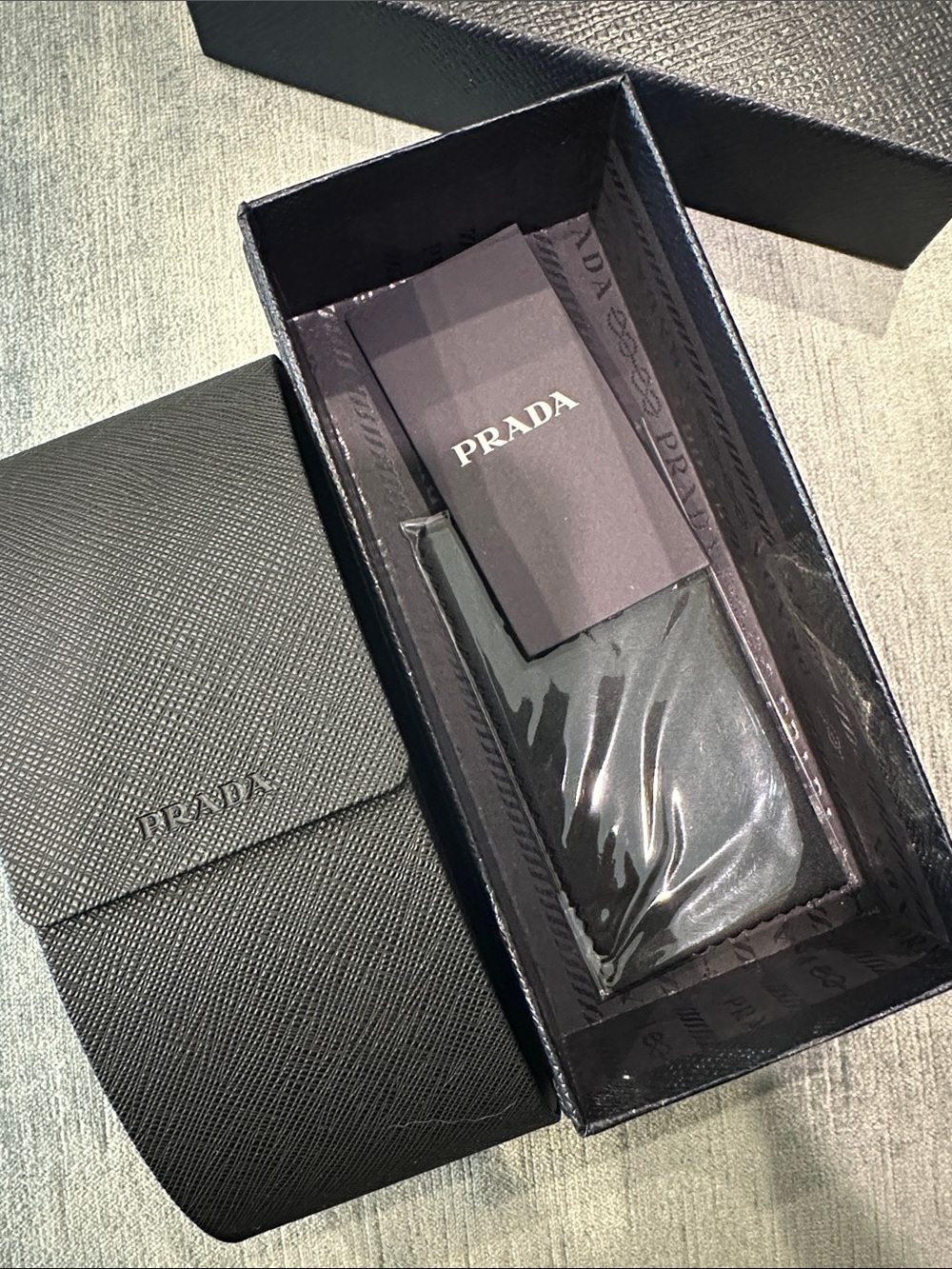 Prada Sunglasses Case with Box